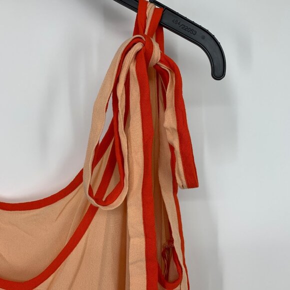 Free People Top Youre The One Shoulder Tie Strap Sleeveless NWT - Picture 10 of 13